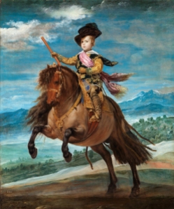 Prince Baltasar Carlos on horseback, Velasquez 1634/1635